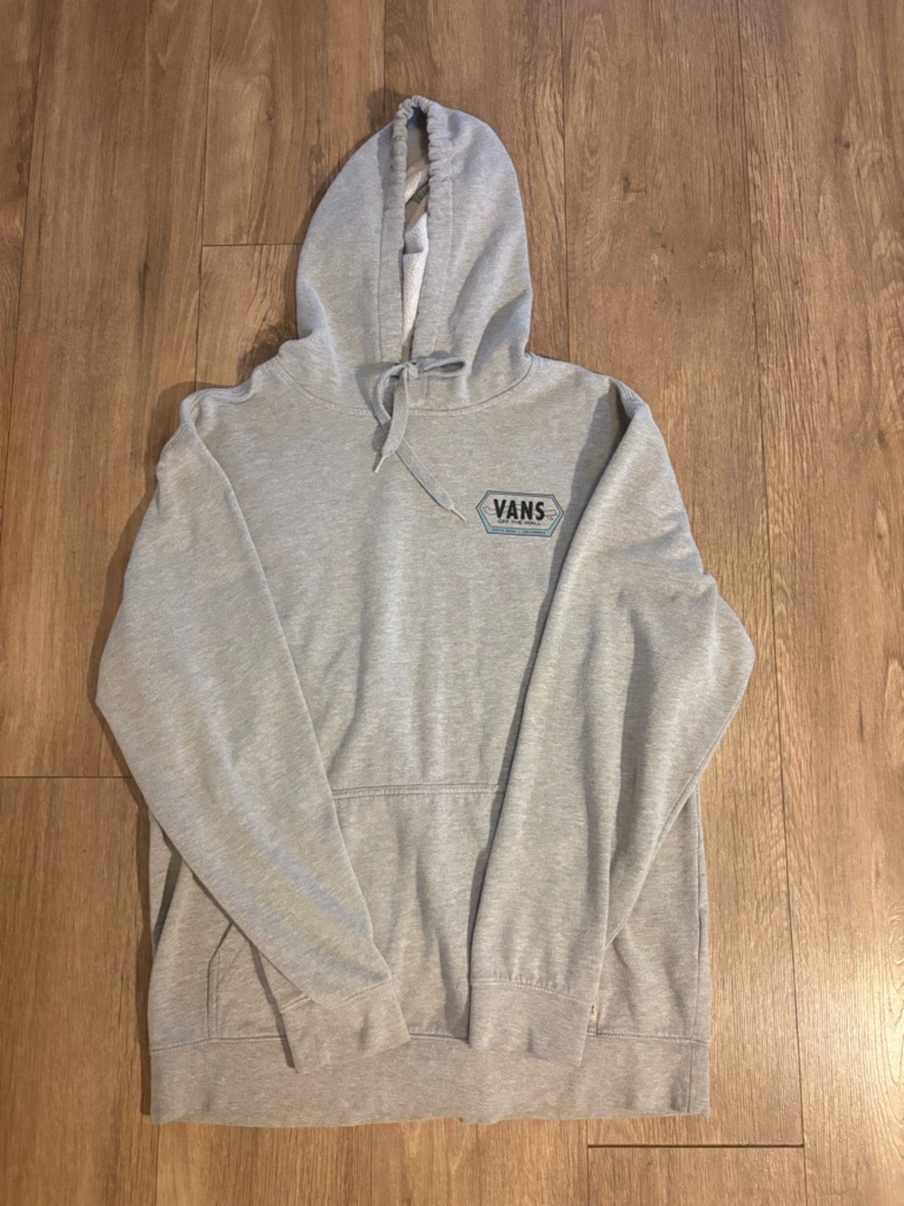 Vintage Vans classic Men’s Light Gray Logo Hoodie
